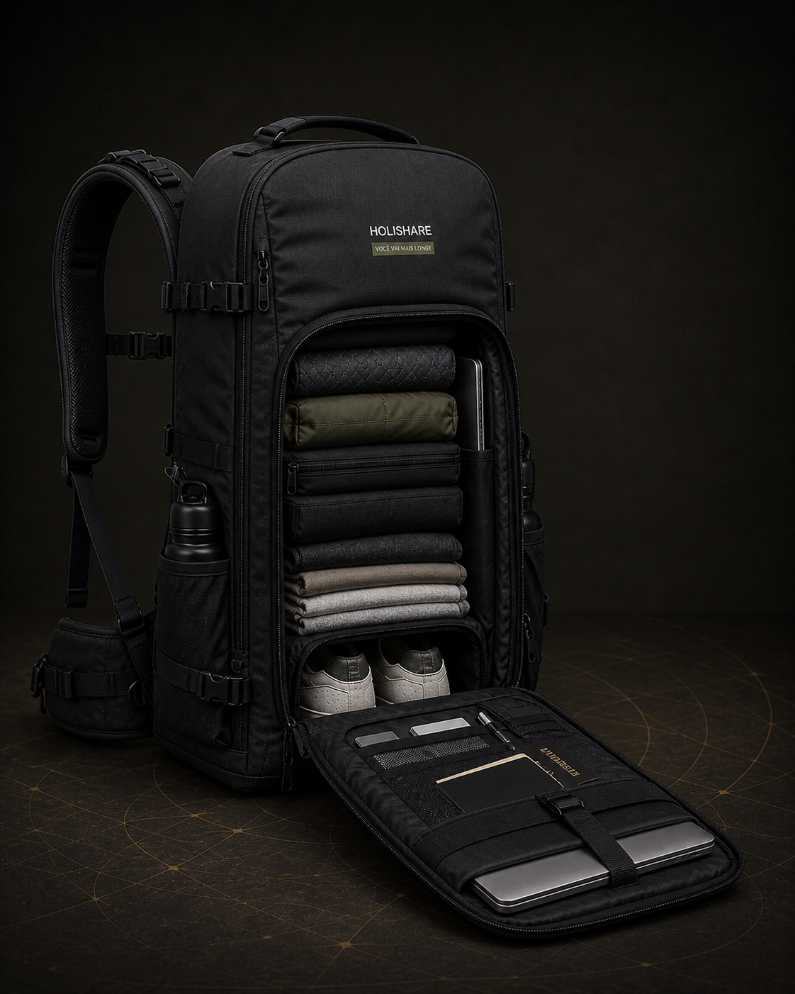 Mochila cabine profissional HOLISHARE Wayfarer Cabin